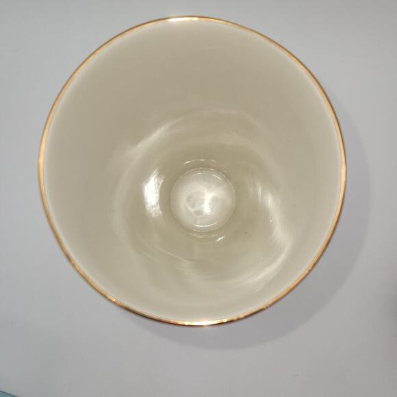 Daisy Place Wit & Wisdom Vase Kate Spade Lenox Gilt Rim White Black Letters - Picture 5 of 6